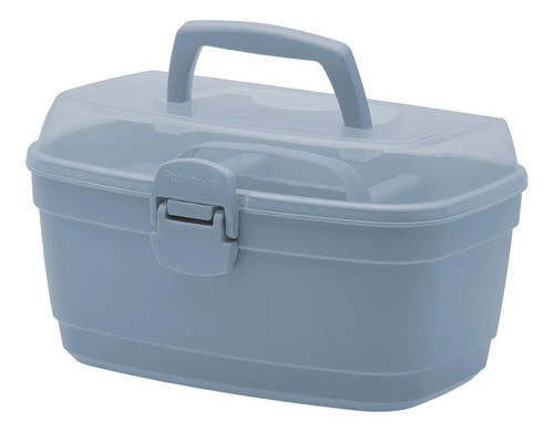 Maleta Multiuso Caixa Com Divisórias Maquiagem - Cinza 0