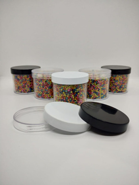 20 Envases Potes Plàstico Souvenirs Cosmètica Arte 100 Cc Tapa A Rosca 1