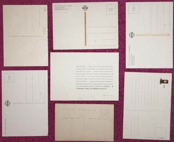 0068_lote De 7 Tarjetas Postales 1