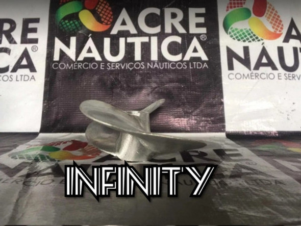 Hélice Inter. Infinity 13, 14, 15,16 Hp + Brind Acre Náutica 1 Hélice Inter. Infinity 13, 14, 15,16 Hp + Brind Acre Náutica 1