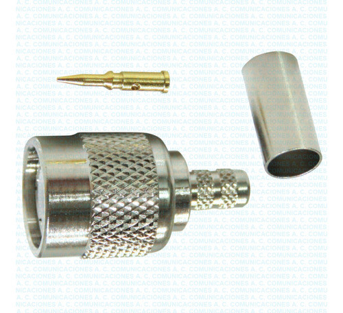 Conector Macho Tnc Cable Rg-174 Crimpar Fact. Cuot. Env. Gra 0