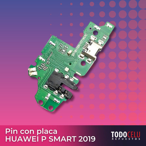 Pin Con Placa De Carga Huawei Psmart 2019 Flex Conector 1