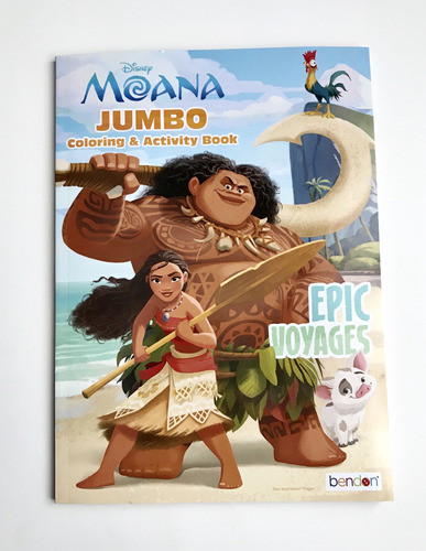 Libro De Actividades Para Colorear Upd Moana 43722 96 Págs. 0