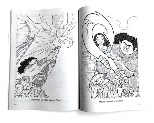 Libro De Actividades Para Colorear Upd Moana 43722 96 Págs. 1