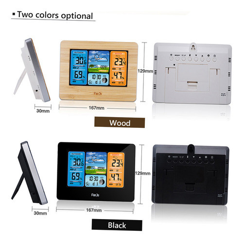 Relógio Meteorológico Estação Meteorológica Digital Fanju Fj 1