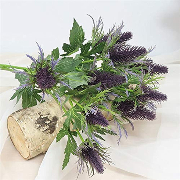 Flores Artificiales Artificial Thistle Spray Eryngo Fake Ery 1