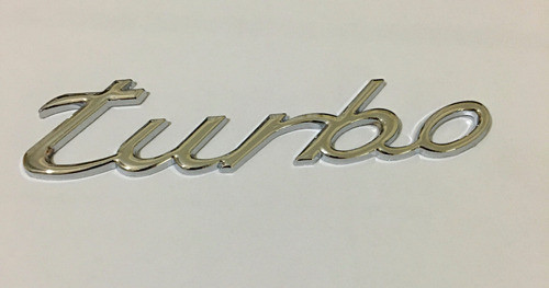 Emblema Porsche Turbo Original Metal Cromado 0
