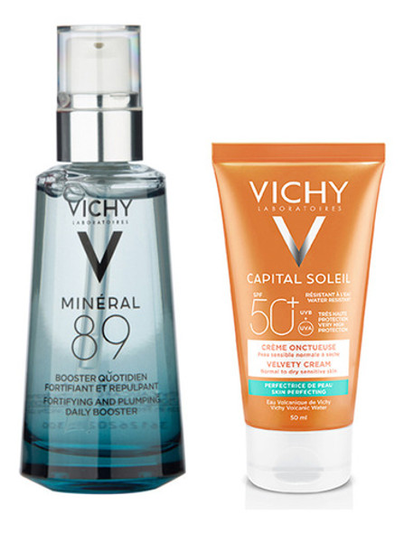 Set Vichy Ideal Soleil Toque Seco + Mineral 89 50ml 0