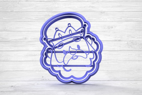 Set X 3 Cortantes De Galletitas De Caras Reyes Magos 0