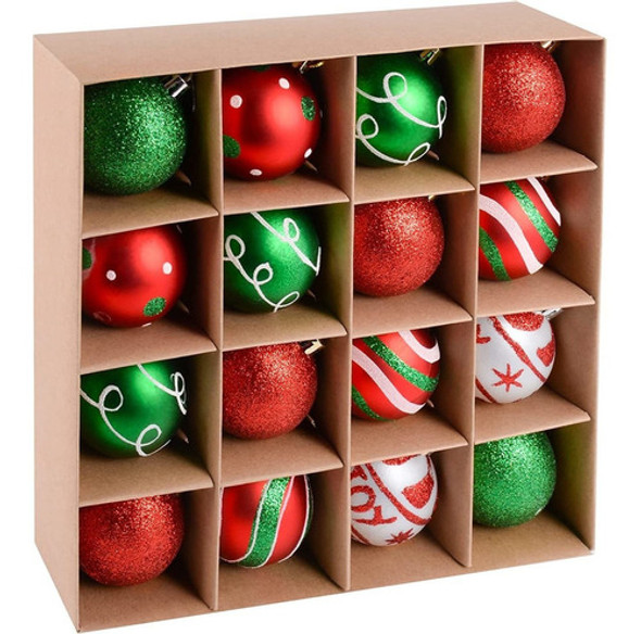 Adornos De Navidad Set De 16 Bolas Para Arbol Tradicionales 0 Adornos De Navidad Set De 16 Bolas Para Arbol Tradicionales 0