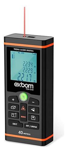 Medidor Digital A Laser 40 Metros  Precisão Profissional 0