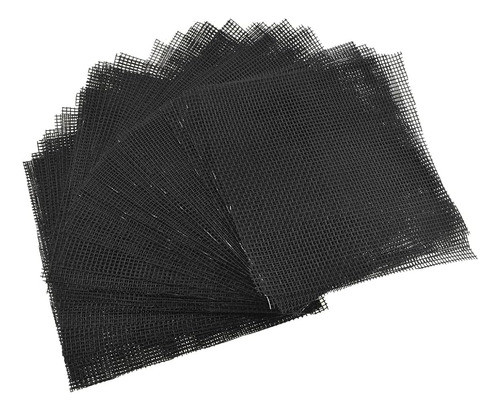 Hahiyo 50pcs 4 Pulgadas / 10 Cm Cuadrado Negro Fibra De Vidr 0