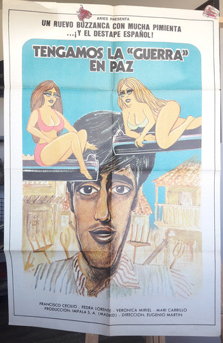 Afiche Cine Poster Lando Buzzanca Tengamos La Guerra En Paz 0