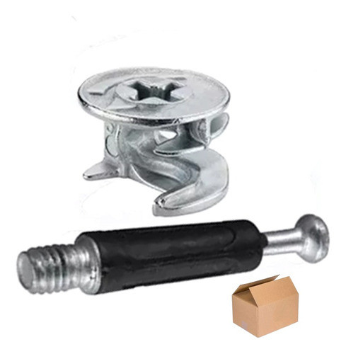 Combo 100 Minifix + 100 Perno Rosca Directa Para 18 Mm 0
