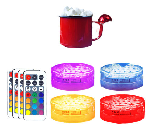 Creatrek Rgb Color Que Cambia Las Luces Del Té Del Led, Lámp 0