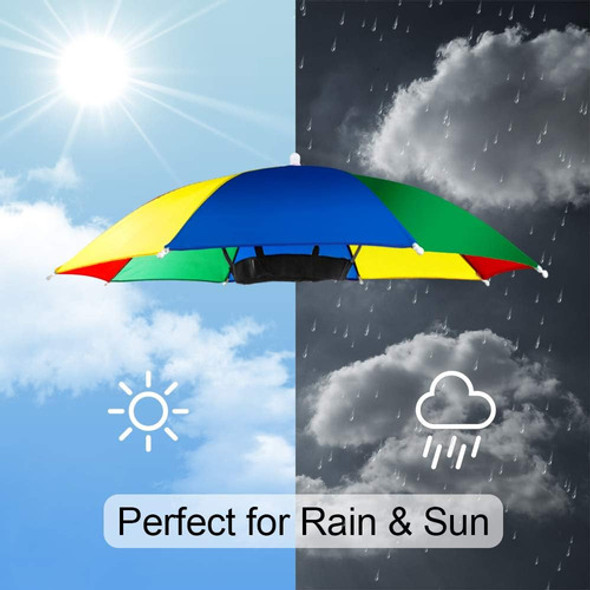 Sombreros Paraguas Sombrilla Multicolores X5. Adultos Niños 1