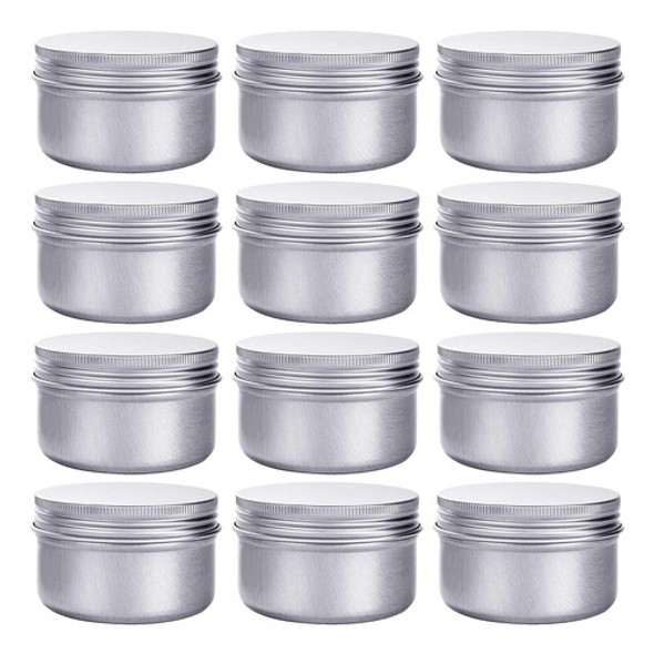 Latas De Aluminio Hulless De 4 Onzas 120 Ml Con Tapa De Rosc 0