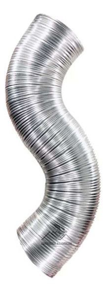 Caño Flexible Aluminio 4 Pulgadas Compacto X 2 Mt 0