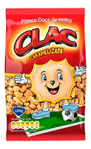 Kit C/ 6 Pacote Pacote Pipoca Doce Caramelizada 100g - Clac 0