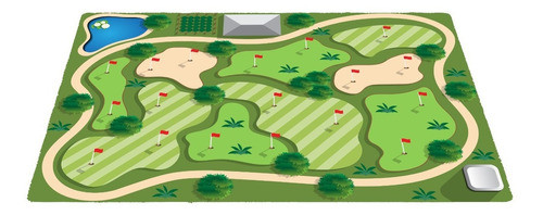 Tapete Bebê Interativo Portátil Educativo Golf 1,40x2,00 0