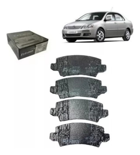 Pastillas De Freno Para Toyota Corolla 2004 A 2008 Delantera 0