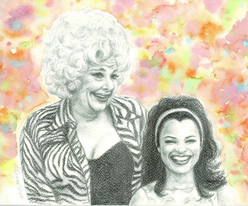 Regalo Especial Día De La Madre Retrato Dibujo Y Color 20x30 0