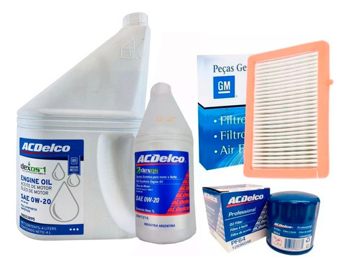 Kit Filtros + Aceite 0w20 5 Litros Chevrolet Equinox 2023 0