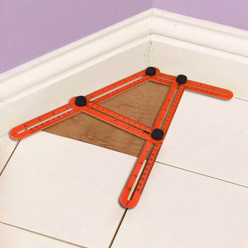 2 Réguas Ajustáveis  Medidor Multi Ângulo  Original 0