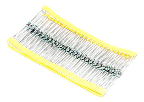 Resistencia Metal Film 1% 1000 Ohms 1k 0.4w Pack X100 0