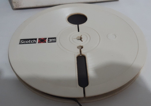Antiga Fita De Gravador Rolo Scotch 3m 211 Anos 70/80 P.12 1