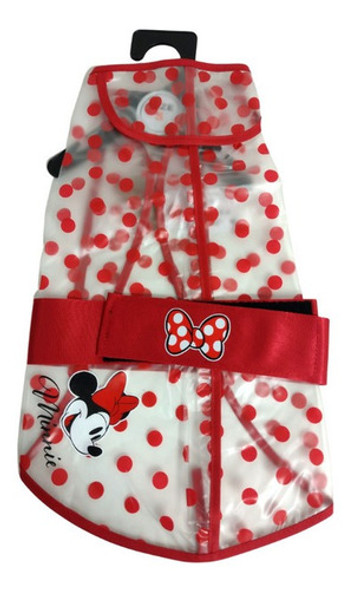 Impermeable Para Perro Ajustable - Minnie - Disney - Talle S 0