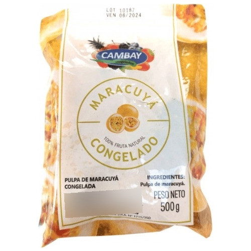 Maracuyá Congelado Cambay 500g 0