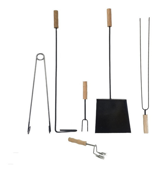 Herramientas Asador Juego De Parrilla Kit X15. Set Pack . 1