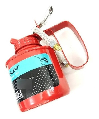Almotolia Metálica Com Bico Flexível 500 Ml - Execellent 9rt 1