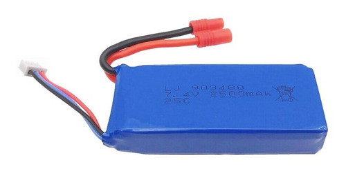 Bateria Drone Syma X8c X8g X8w 2500 Mah 7,4v Extra Poder 30c 0