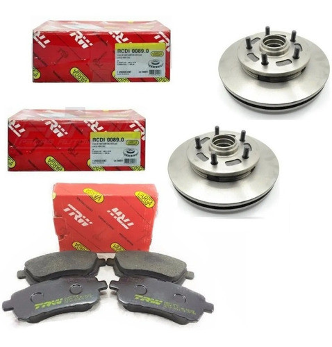 Kit Disco E Pastilha Freio Dianteiro S10 Blazer 2009 4x2 Trw 0