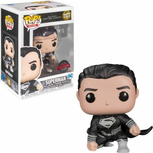 Funko Pop! #1127 - Dc Justice League Superman Black - Nuevo! 0