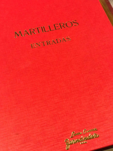 Libro Registro Martilleros Salidas 99 Folios 1