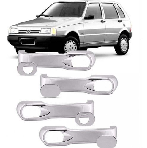 Capa Cromada Da Maçaneta Externa Fiat Uno 94/00  4p 0