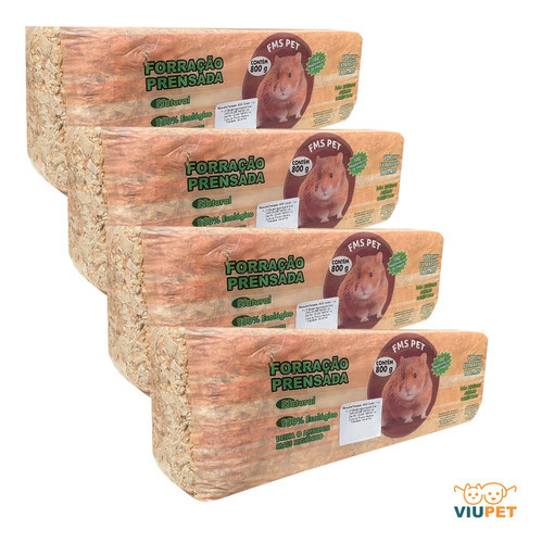 4 Serragem De Madeira-minhocário/composteira Prensada 3,2kg 1