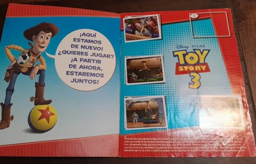 Album** Toy Story 3 **  2010, Panini, Faltan 59 Figuritas 1