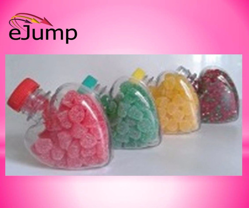 10 Envase Golosinero Corazón Tapa Color Souvenir Cumples 1