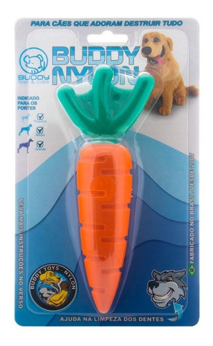 Brinquedo Para Cães Cenoura Nylon Buddy Toys 0