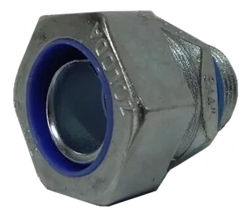Conector Recto P/flexible Gris 3/4  Zoloda Crc-5333 1