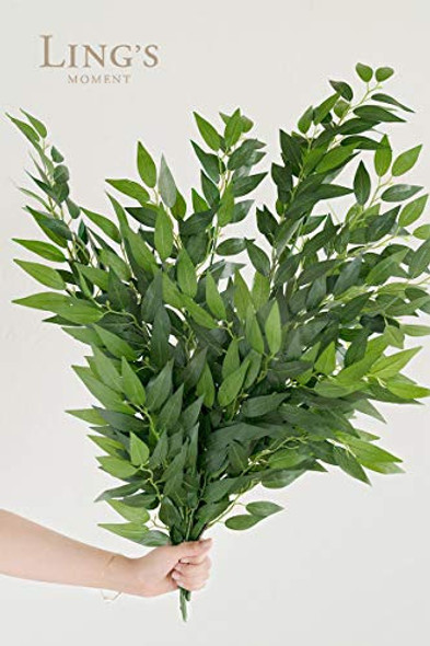 Tallo De Verdor Artificial Italiano Ruscus 27.55  De Alto, E 1