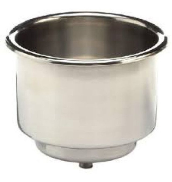 Kit 4 Porta Copo Aço Inox De Embutir Bocal Lancha Barco Iate 0