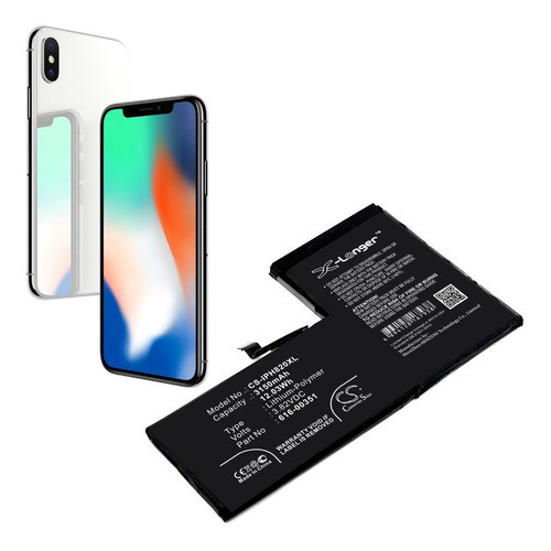 Bateria Para iPhone X , 616-00351 , Mqa62ll/a ,3150mah, Xl 0