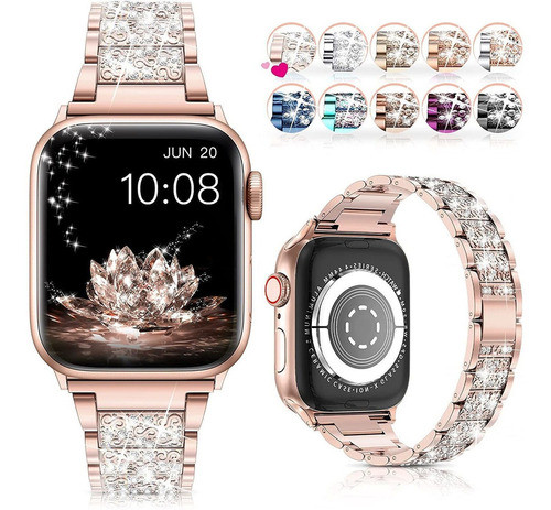 Malla Para Apple Watch Series 1-7 Rose Gold 42mm/44mm/45mm 0