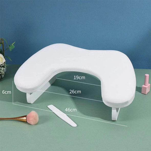 Almofada De Descanso Para Braço De Unha, Apoio De Branco 1