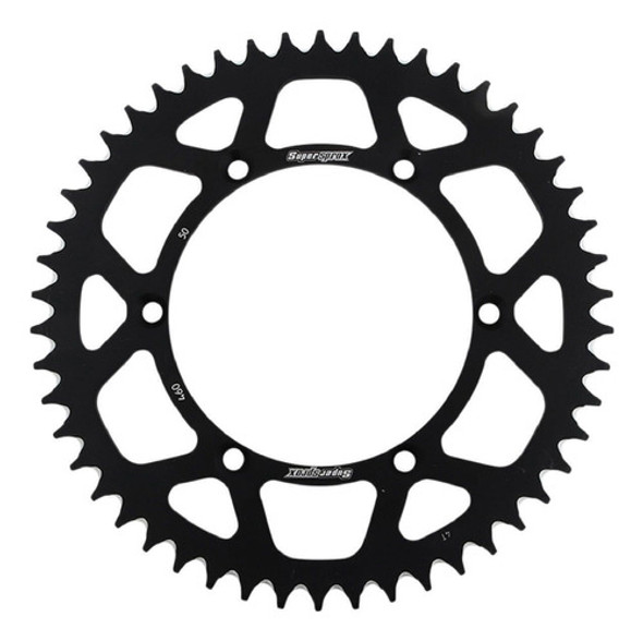 Plato Aluminio Supersprox Polonia Negro 50d Kx Klx Varias Rm 0